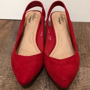 Dexflex Comfort Red Stevie Sling Sz 7.5